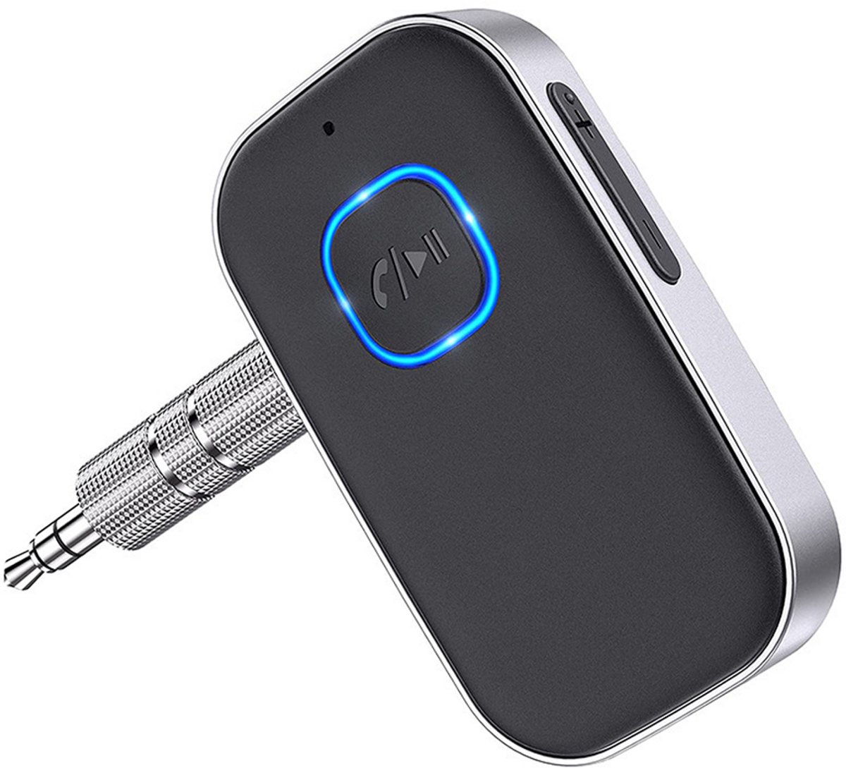 Bluetooth Receiver - Bluetooth Audio Receiver - 3.5MM AUX - Bluetooth Ontvanger - Bluetooth Receiver Auto - Bluetooth Transmitter - 2 Apparaten Verbinden - 16u Batterijduur