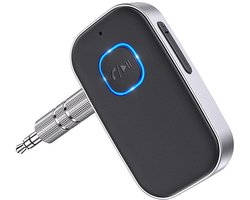 Bluetooth Receiver - Bluetooth Audio Receiver - 3.5MM AUX - Bluetooth Ontvanger - Bluetooth Receiver Auto - Bluetooth Transmitter - 2 Apparaten Verbinden - 16u Batterijduur