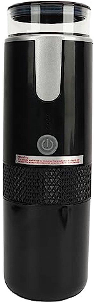 Draagbaar Koffiezetapparaat, Snoerloos Type C Oplaadbare Espressomachine Mini Handkoffiezetapparaat met 1200 MAh Batterij, 160 Ml Watertank, voor Reizen, Kamperen
