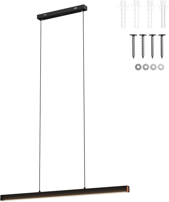LED hanglamp Keaton, lichtgrijs, 45 cm, metaal, CCT 3-lamps