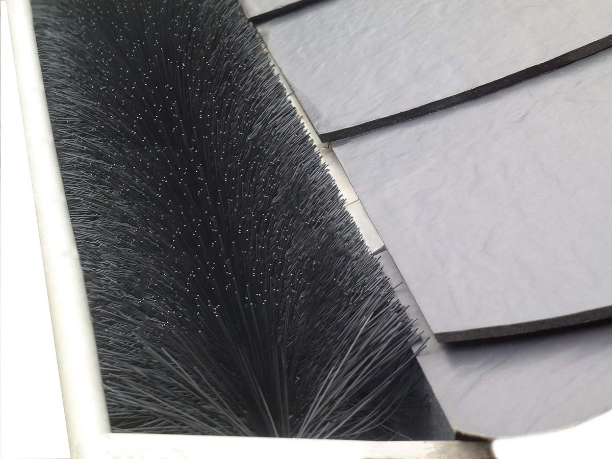 10 meter dakgootborstel Ø15 cm - Bladbescherming, Duiven- en Marterafweer