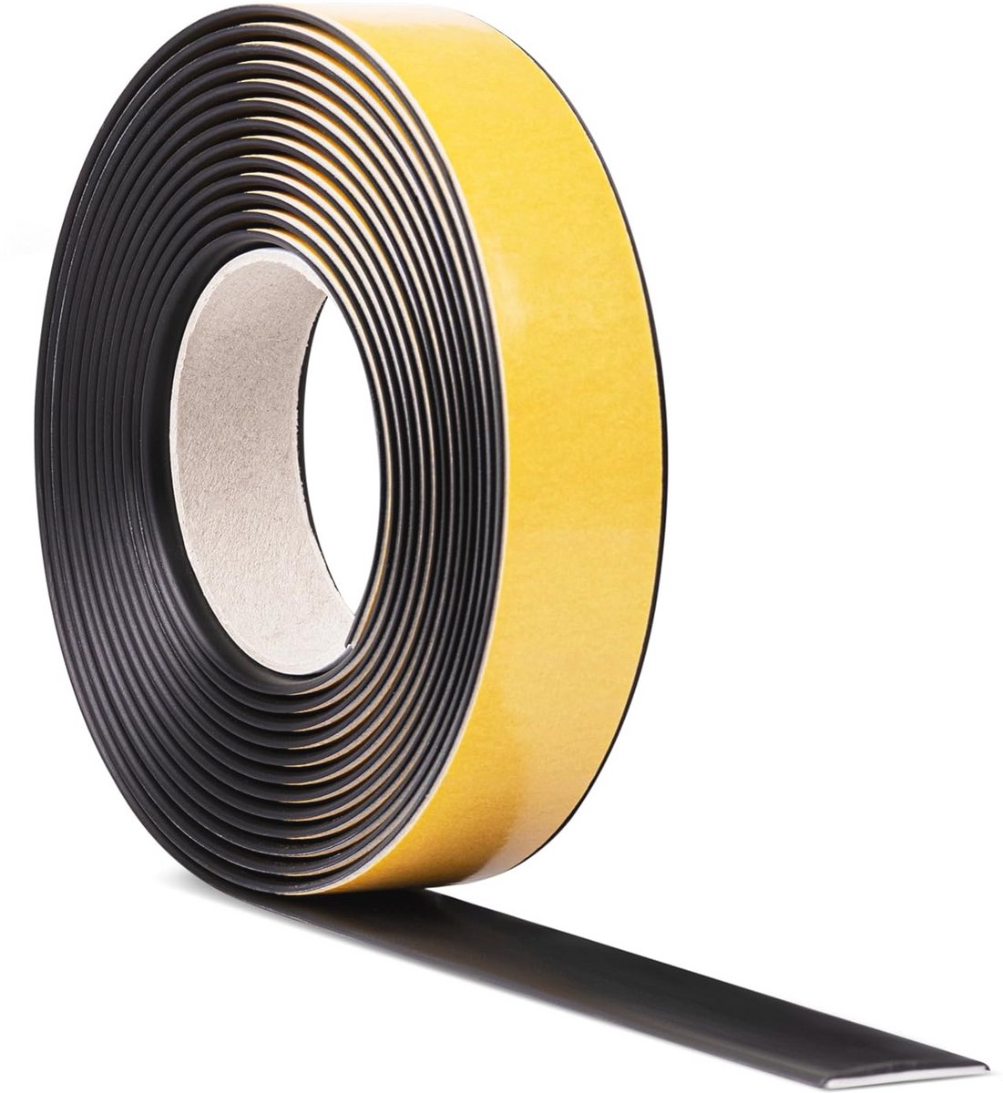 zelfklevend overgangsprofiel 5m pvc afdeklijst zwart 35mm