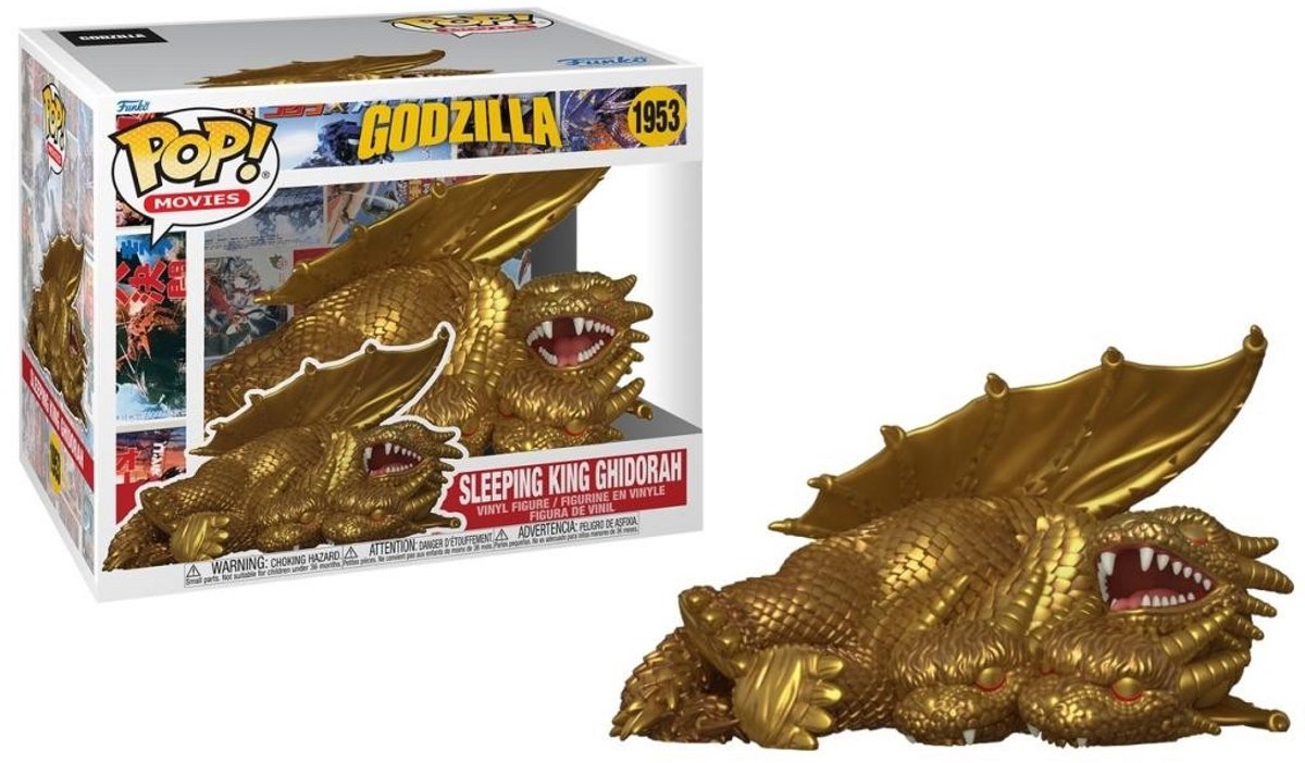 Funko Godzilla Super Sized POP! Movies Vinyl Figure Sleeping King Ghidorah 15 cm POP! Figuur — cadeau in Spellen & Speelgoed - foto 6