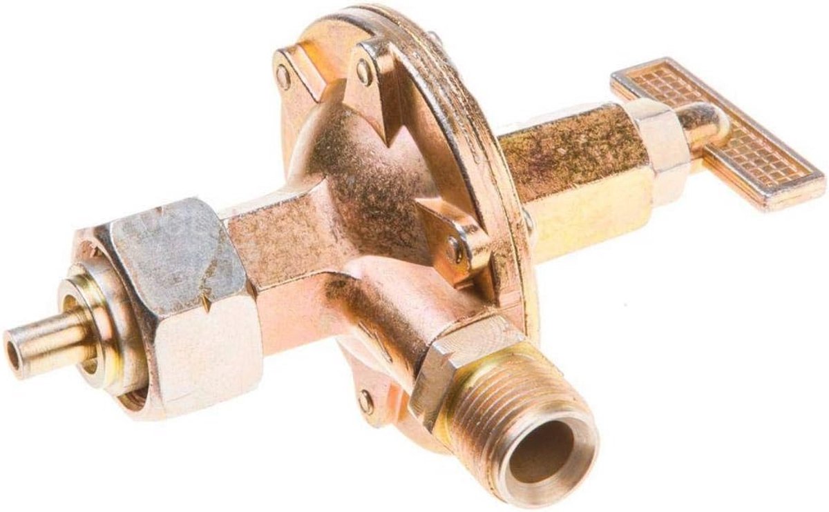 Gasdrukregelaar met Draaiknop voor Grill en Gasbrander - 4 Bar