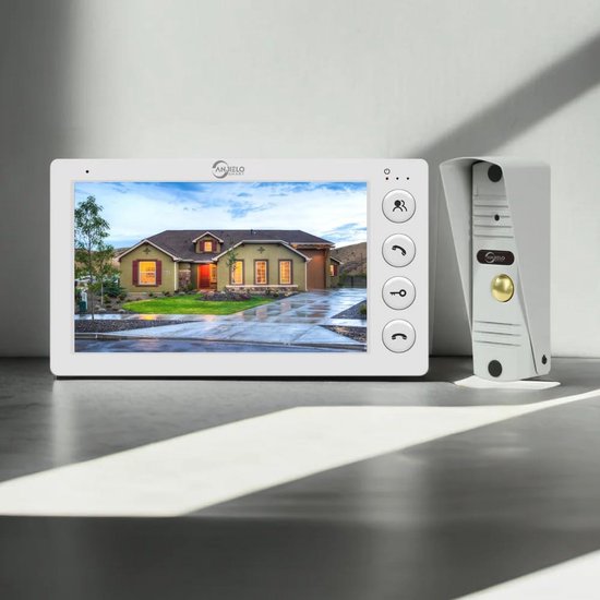 Slimme 7 Inch Video Intercom Deurbel met Nachtzicht en Waterdichte Behuizing — afbeelding 2