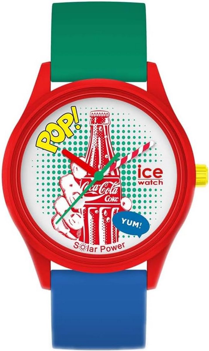 Multicolor Analoog Horloge met Zonne-energie - Unisex