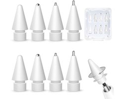 YONO Tips compatibles avec Apple Pencil - 1ère/2e Génération - USB-C - Pro - Pointes - Embout - 8-Pack
