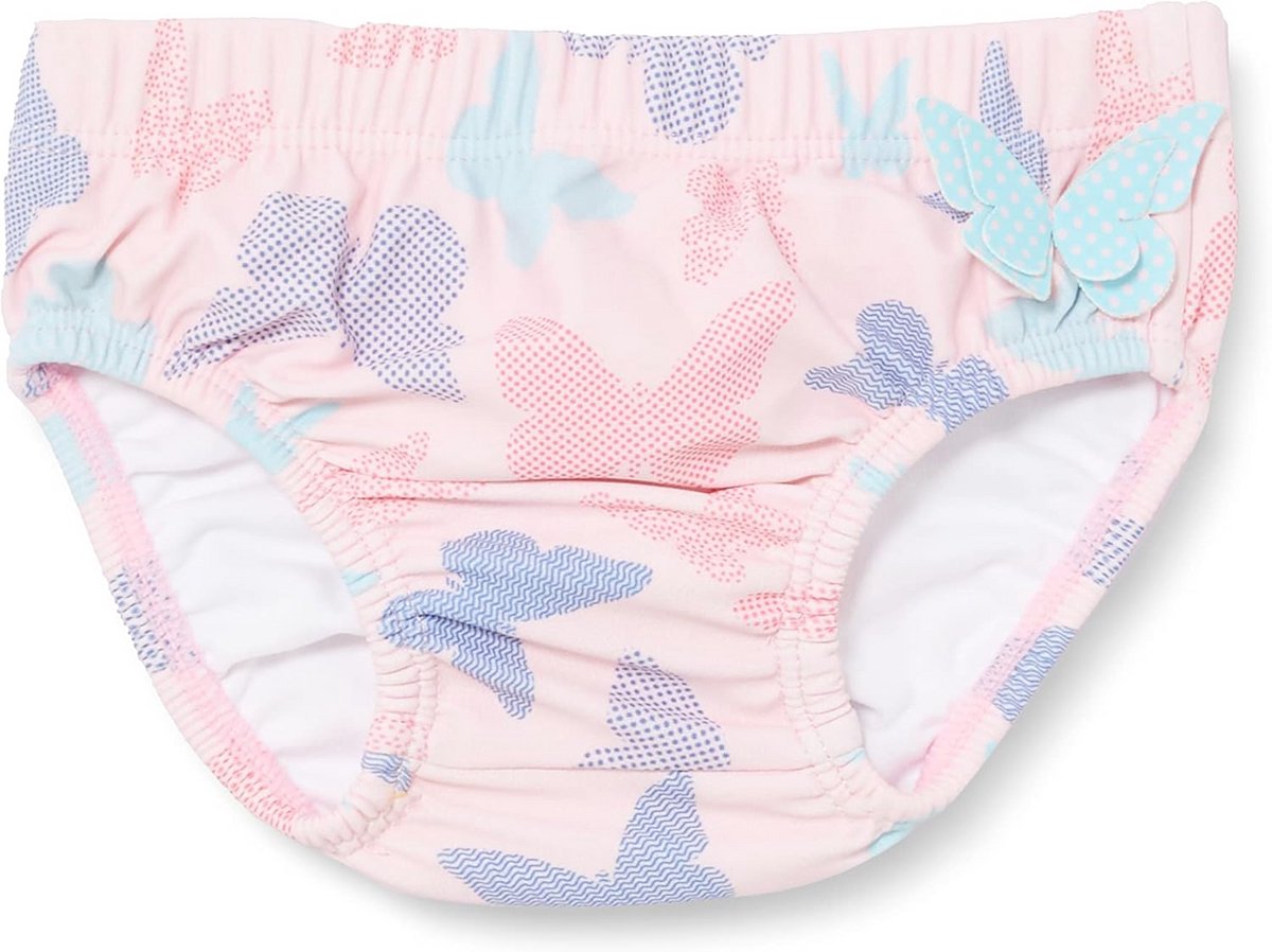Playshoes Baby Girl Swim Nappy Pink Butterflies 74/80 cm, pink butterflies