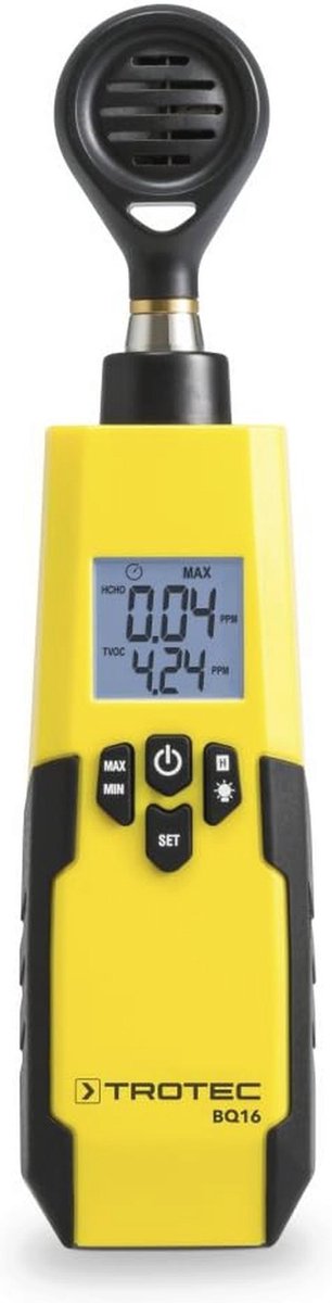 HCHO/TVOC-meetapparaat voor luchtkwaliteit met temperatuur- en vochtsensoren