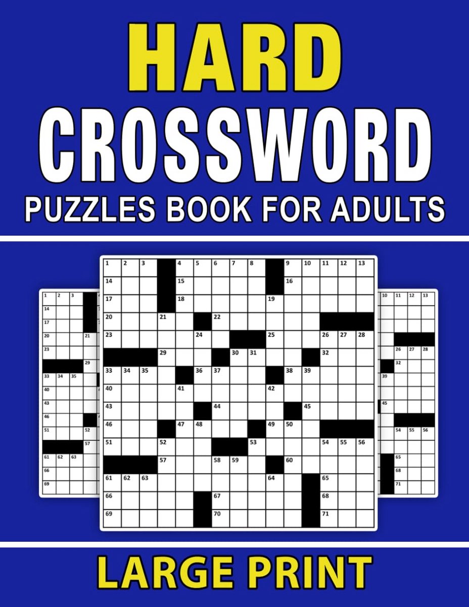 Grote Letter Kruiswoordpuzzels Boek voor Volwassenen: Uitdagende Puzzels in Leesbaar Formaat