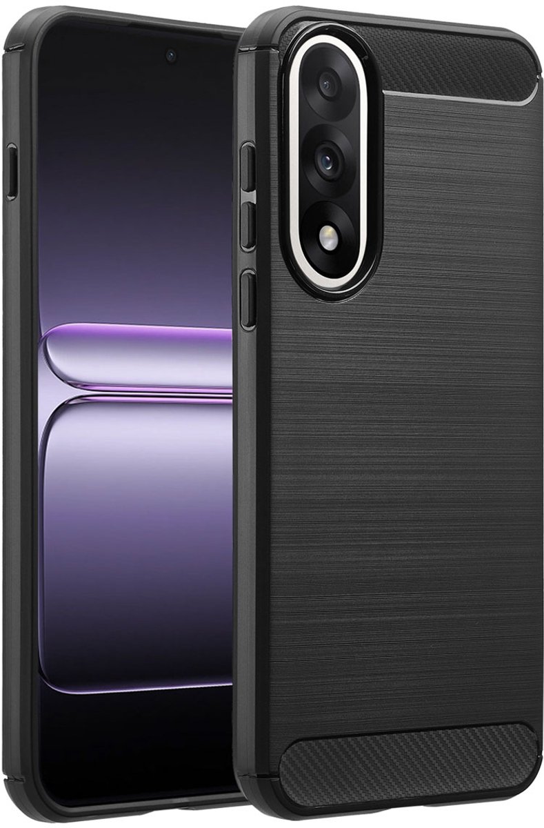 imoshion Hoesje - Geschikt voor OnePlus Nord 5 - Brushed Backcover - Zwart