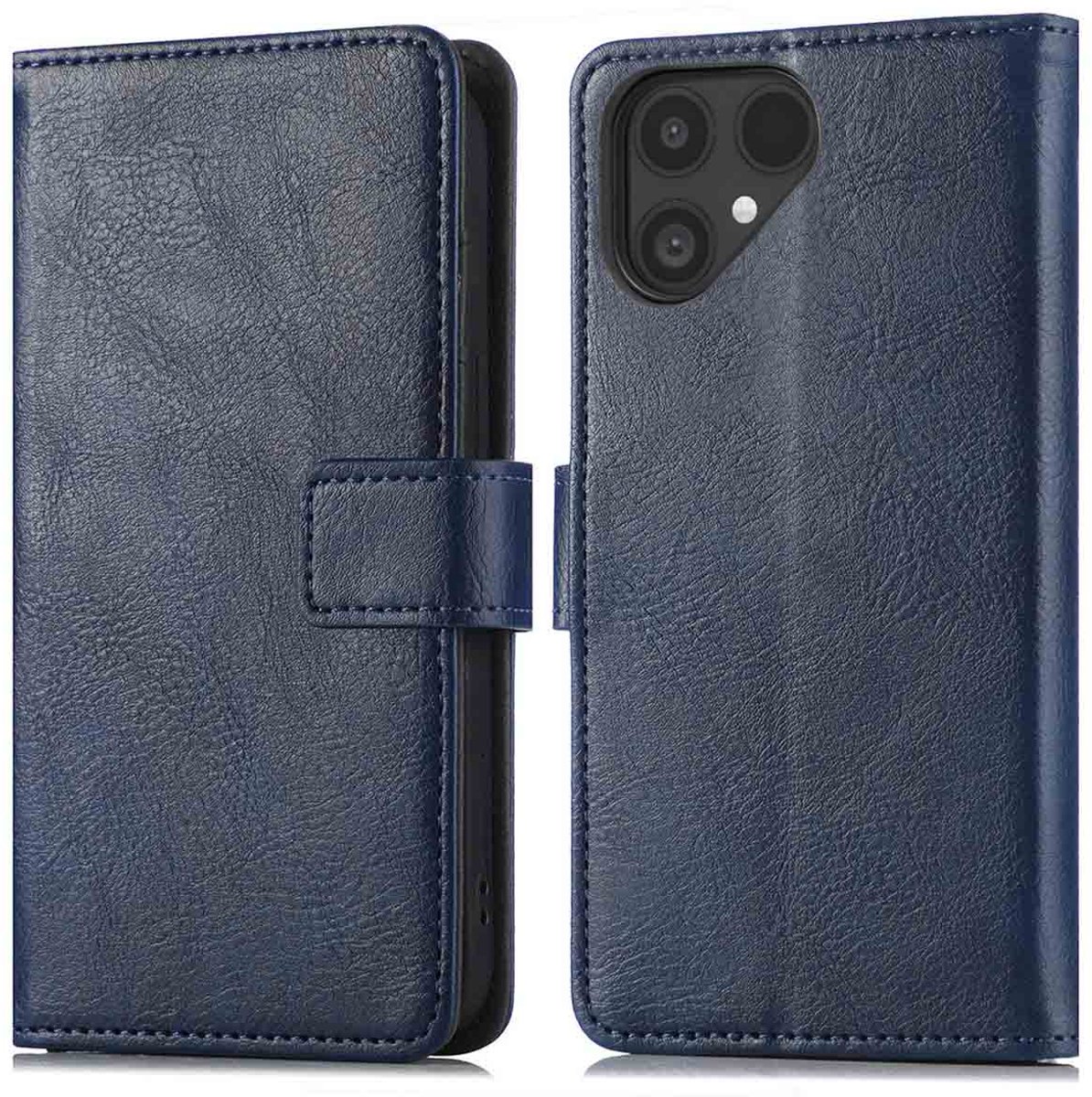 imoshion Hoesje - Geschikt voor Fairphone 6 - Luxe Bookcase - Donkerblauw