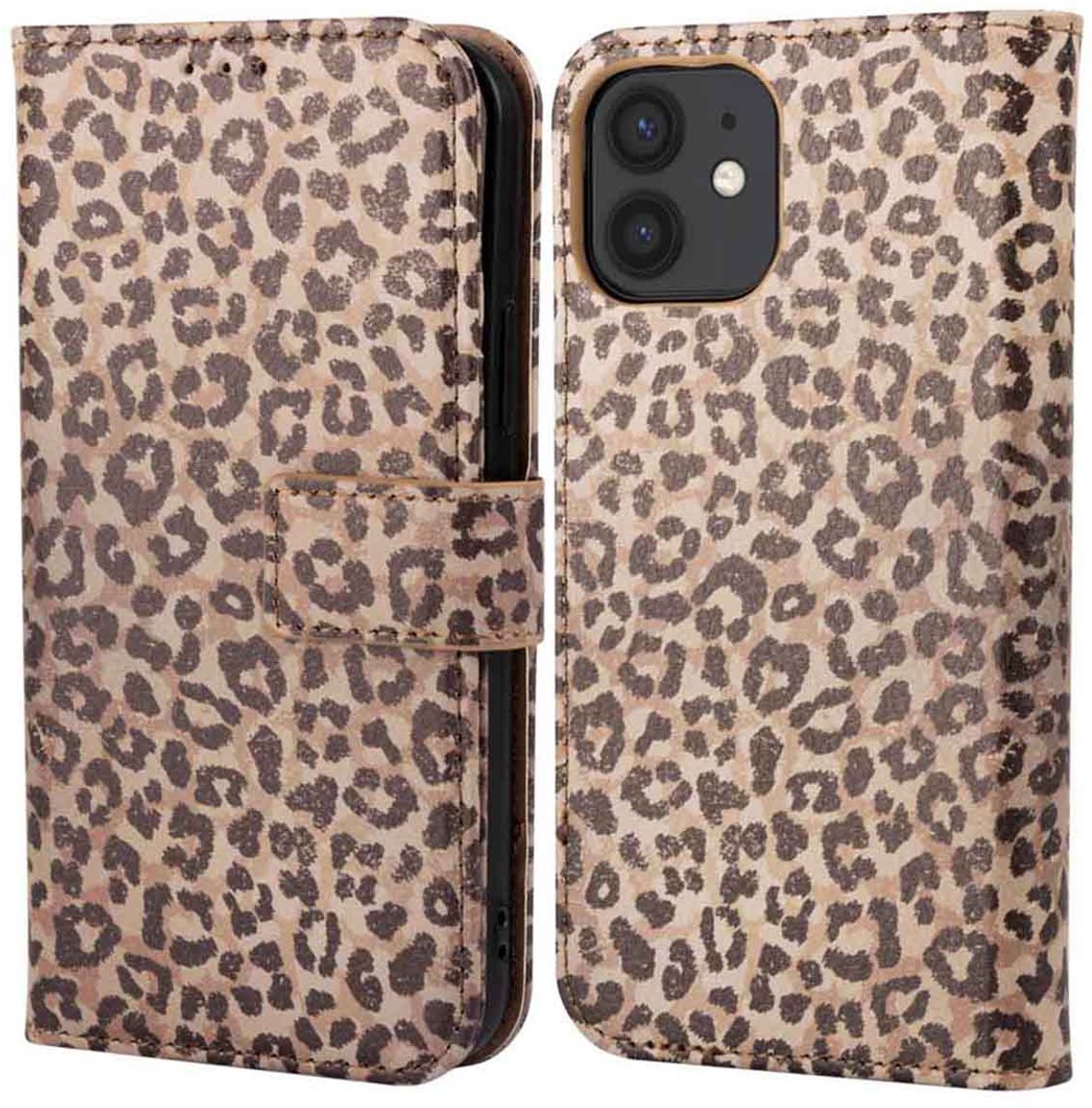 imoshion Hoesje - Geschikt voor Apple iPhone 11 - Design Bookcase smartphone - Leopard Mood
