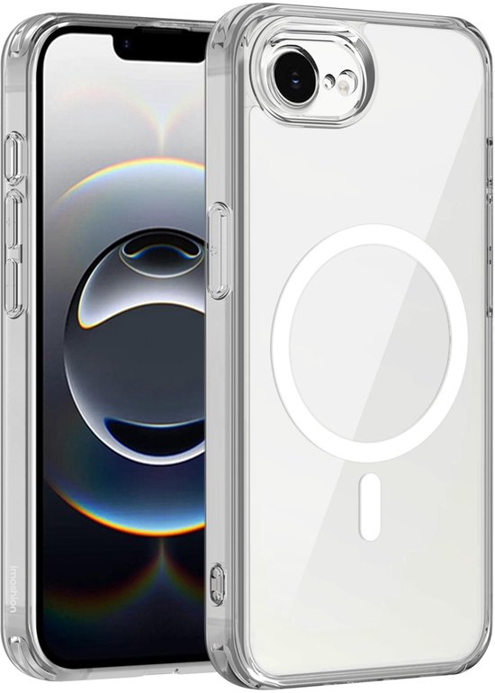 Coque imoshion - Compatible avec iPhone 16e - Coque arrière de protection compatible MagSafe - Transparente