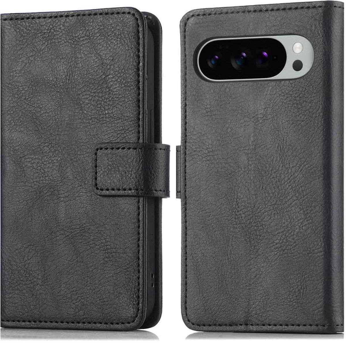 imoshion Hoesje - Geschikt voor Google Pixel 10 / Google Pixel 10 Pro - Luxe Bookcase - Zwart
