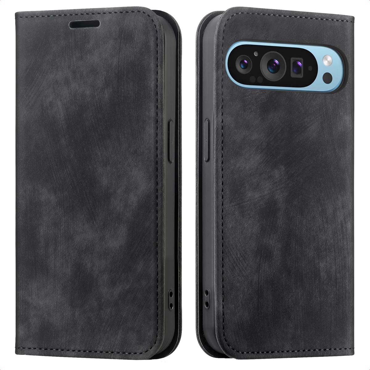imoshion Hoesje - Geschikt voor Google Pixel 9 / Google Pixel 9 Pro - Slim Bookcase - Zwart