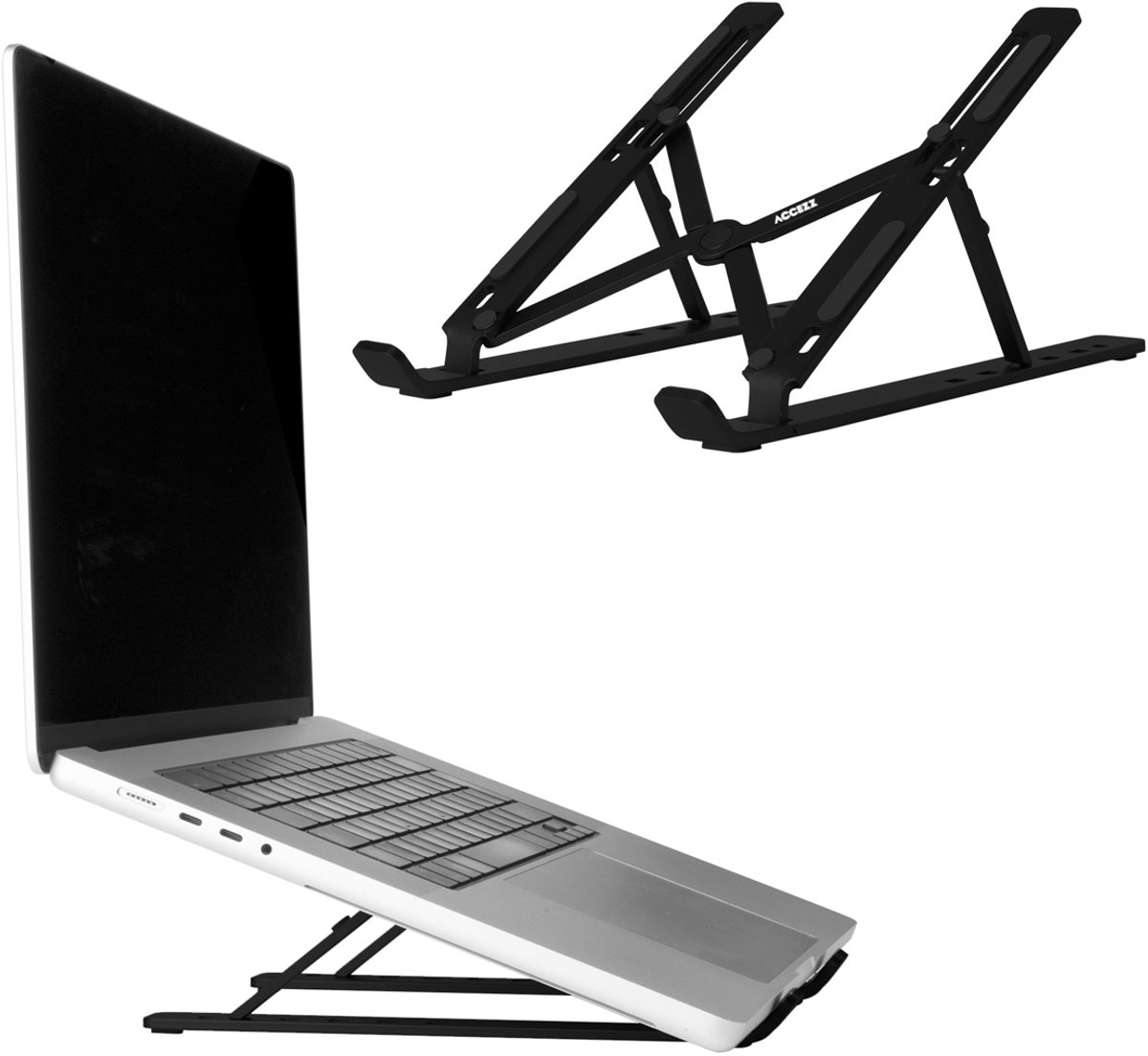 Accezz Laptop Standaard - Zwart