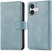 Étui imoshion - Compatible avec iPhone 17 - Bookcase de Luxe - Blue Air