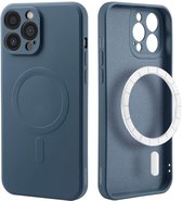 imoshion Hoesje - Geschikt voor Apple iPhone 13 Pro Max - Color Backcover geschikt voor MagSafe - Donkerblauw