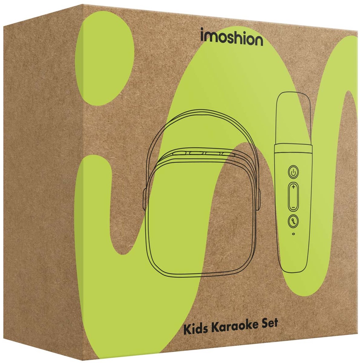 imoshion Karaoke Set - Met Bluetooth Speaker en Draadloze Microfoon - Karaokeset voor Volwassenen en Kinderen — afbeelding 2