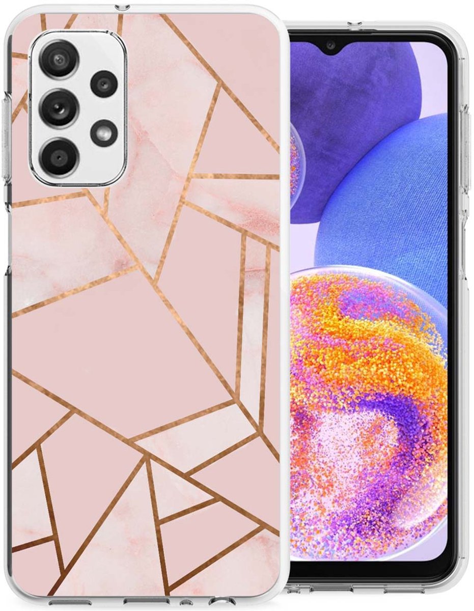 imoshion Hoesje - Geschikt voor Samsung Galaxy A23 (5G) - Design hoesje - Pink Graphic