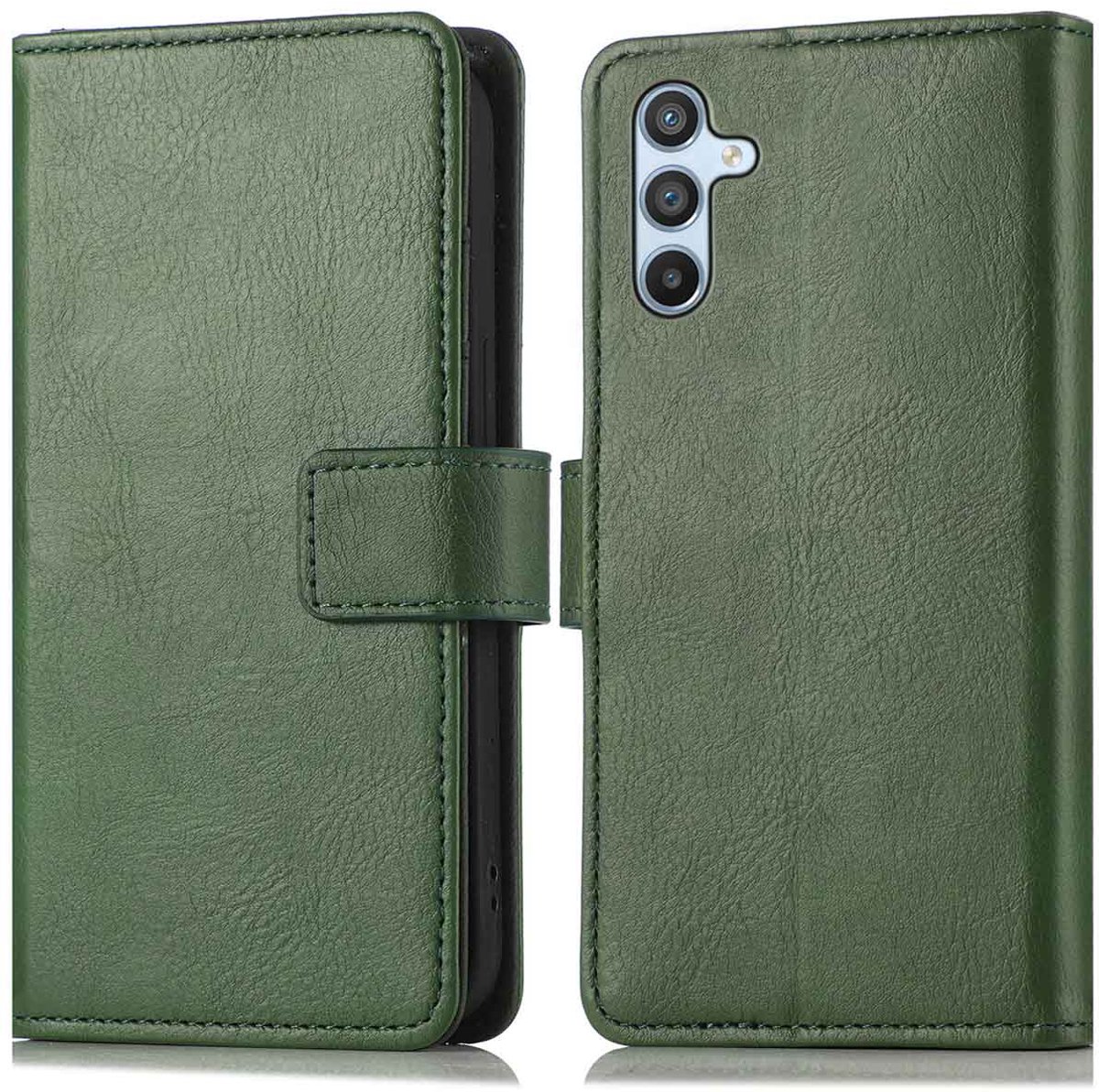 imoshion Hoesje - Geschikt voor Samsung Galaxy A54 (5G) - Luxe Bookcase - Groen
