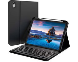 Accezz Tablet Toetsenbord Hoes - Geschikt voor Apple iPad 11 (2025) A16 11 inch / iPad 10e generatie (2022) 10.9 inch - QWERTY Bluetooth Keyboard Bookcase
