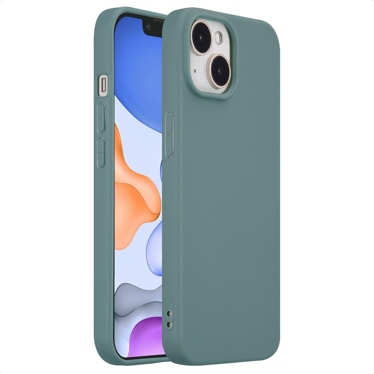 imoshion Hoesje - Geschikt voor Apple iPhone 15 - Color Backcover - Pine Green