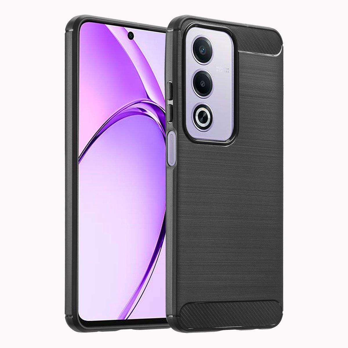 imoshion Hoesje - Geschikt voor Oppo A80 (5G) - Brushed Backcover - Zwart