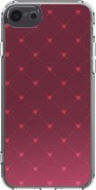 Coque imoshion - Compatible avec iPhone SE (2022) / SE (2020) / 8 / 7 - Design - Crush Check Coral Dust