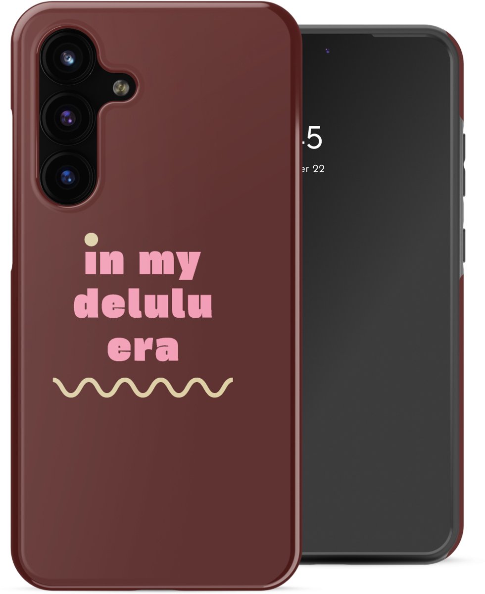Selencia Hoesje - Geschikt voor Samsung Galaxy S25 FE - Backcover - Delulu