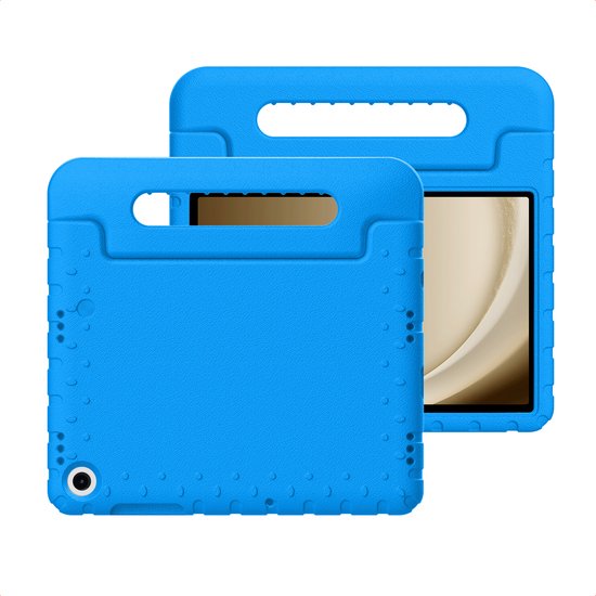 imoshion Tablet Hoes Kinderen - Geschikt voor Samsung Galaxy Tab A9 Plus / Galaxy Tab A11 Plus - Kidsproof Kinder Hoes - Blauw