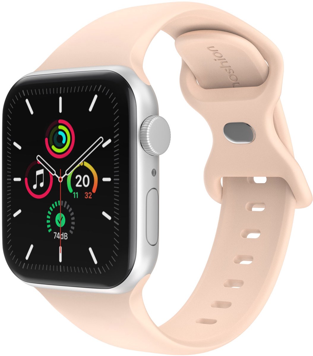 iMoshion Siliconen⁺ bandje voor de Apple Watch Series 1 / 2 / 3 / 4 / 5 / 6 / 7 / 8 / 9 / SE / Ultra (2) - 42 / 44 / 45 / 49 mm - Light - Maat M/L