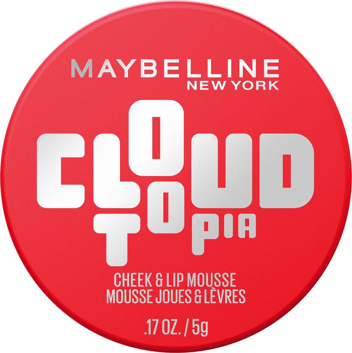 Maybelline New York - Cloudtopia Blush Cream - Divine Crimson - 5 Stralende tinten - 5gr
