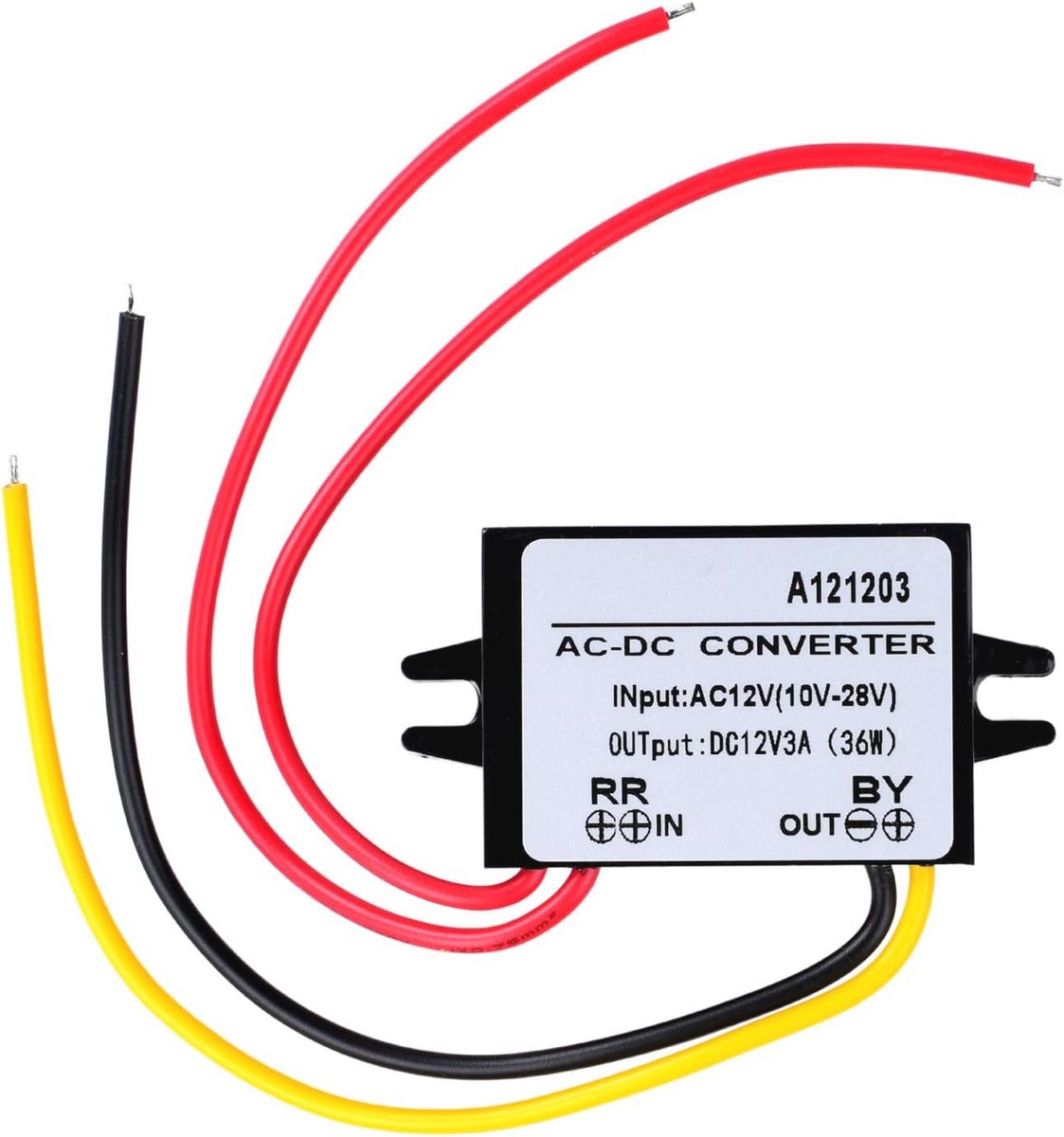 Spanningsregelaar 12 V AC naar DC 12 V Buck-Converter 3 A 36 W Waterdicht