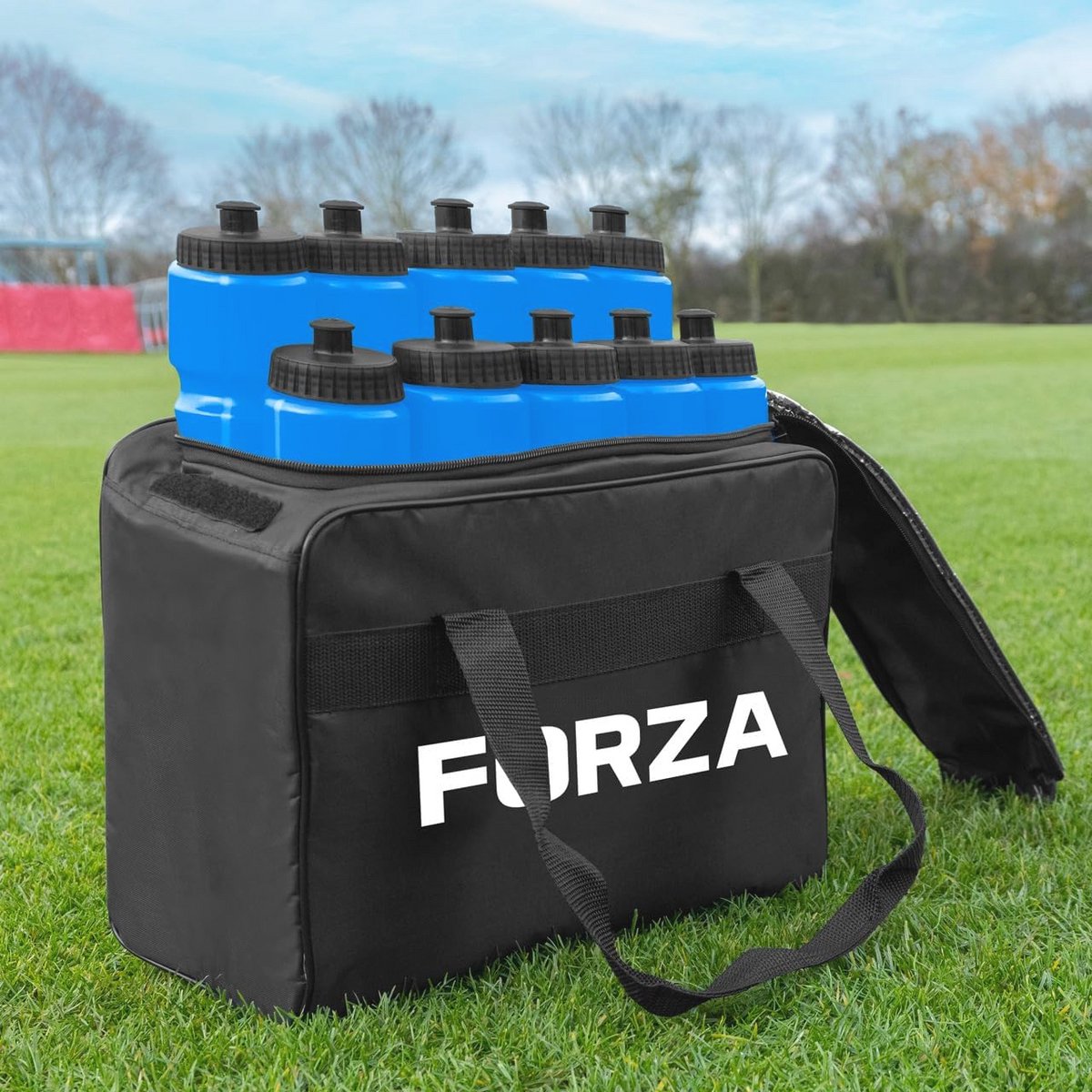 Waterflessen Set 750 ml met Dragtas - 10 Stuks voor Sportteams