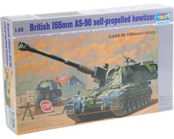 Modelbouwset Britse 155 mm AS-90 zelfrijdende lafette