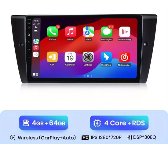 Opel CarPlay Autoradio | Android 13 | 2GB 64GB | 2001 t/m 2013 | And