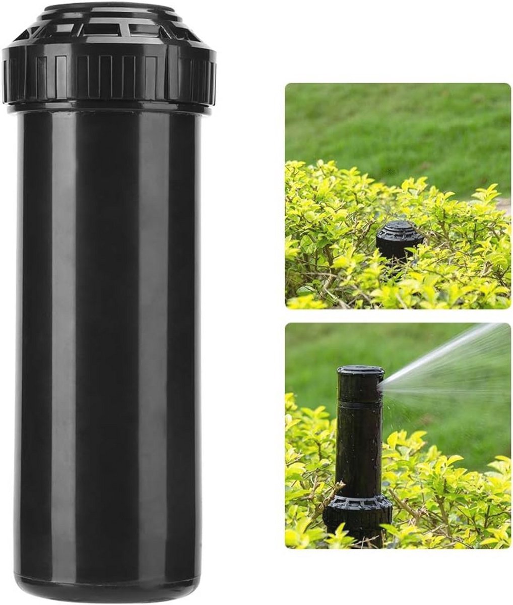 Pop-Up Sprinkler Systeem voor Tuinirrigatie - Automatische Rotary Sprayer en Telescopische Watergeefoplossing