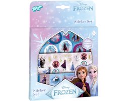Disney Frozen Totum Sticker Set 3 stickervellen en speeldecor - prinsessen Elsa Anna Olaf | creatief speelgoed meisjes knutselen vanaf 3 jaar alle leeftijden