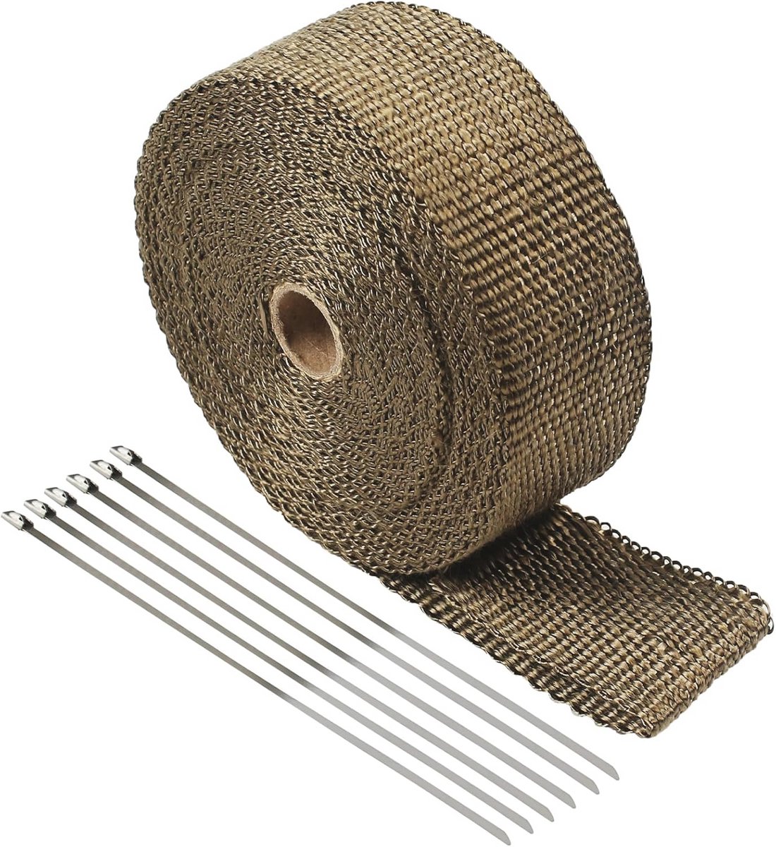 Uitlaat Warmte Isolatietape 15M x 5CM - Thermische Isolatie voor Motorfietsen