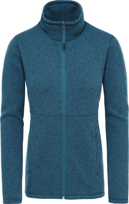 The North Face Women's Crescent Full Zip Vest Dames - Blue Coral Black  Heather - Maat XL | bol.com