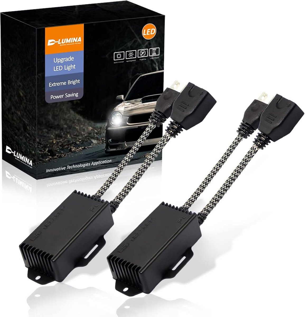 LED Decoder Resistor voor H7 Lampen - Canbus Foutmelding Onderdrukken en Anti-Flikkeren (Set van 2)