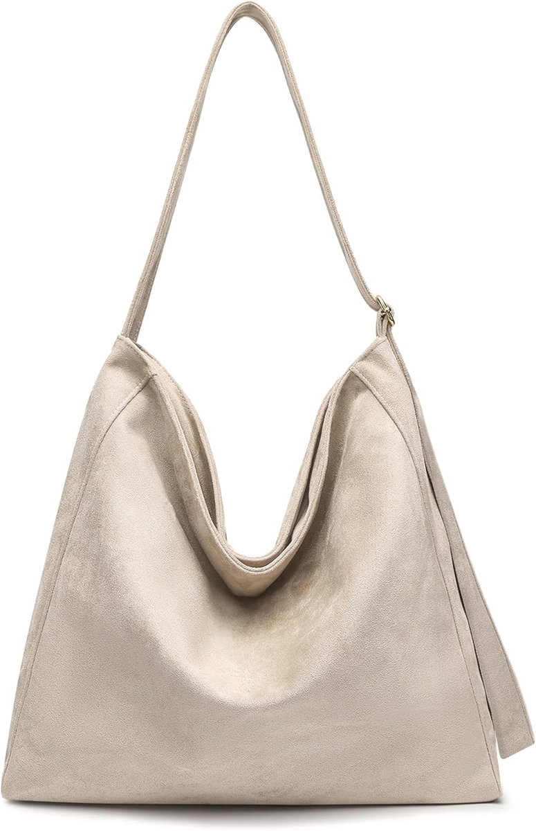 Gluckstar Grote handtas voor dames, shopper met magneetsluiting, elegante buideltas voor vrouwen, modieuze schoudertas van kunstleer voor vrije tijd, werk, reizen