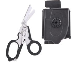 6-in-1 Noodschaar met Riemsnijder en Glasbreker - Draagbare Multitool