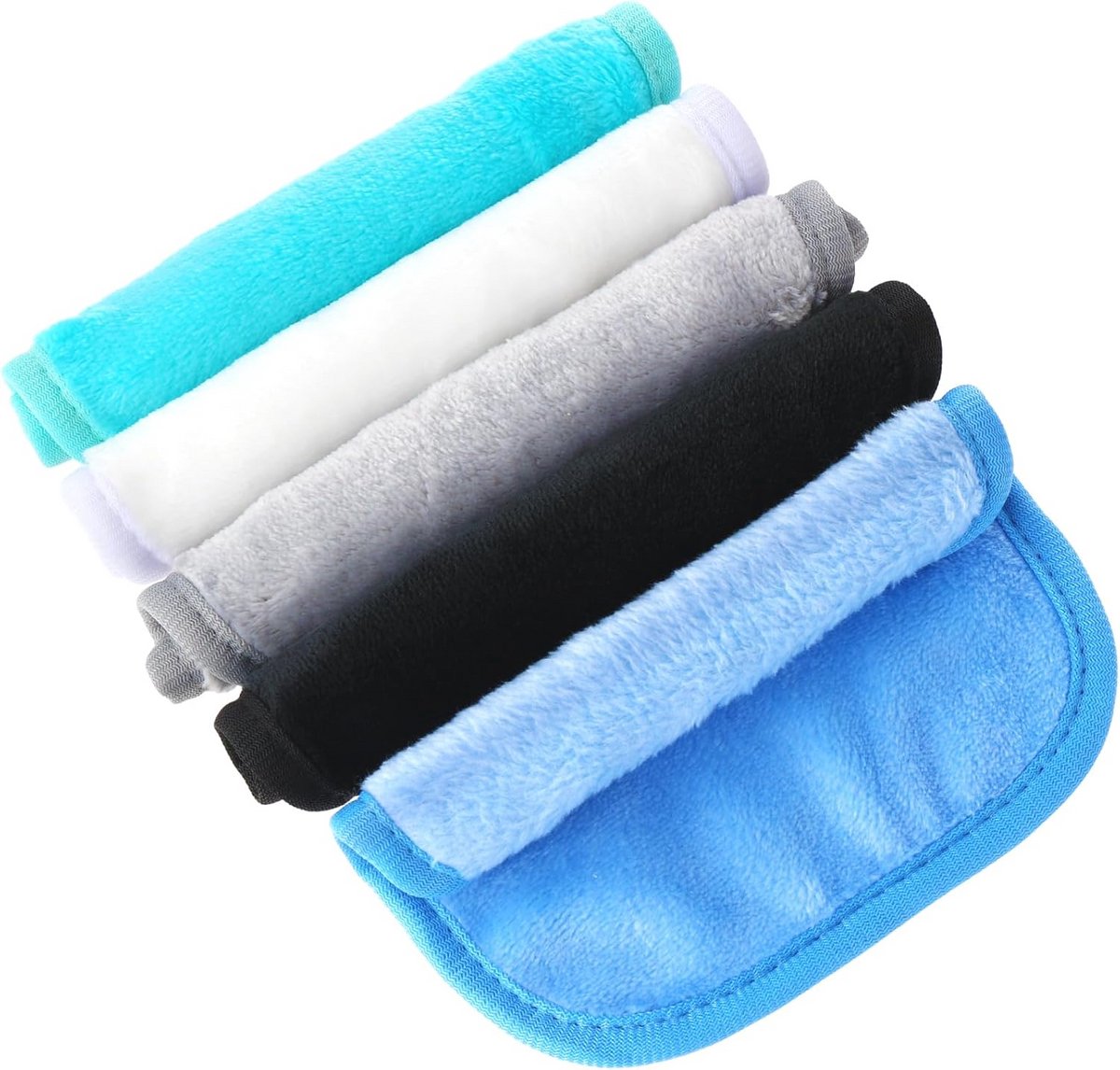 5 Stuks Microfiber Make-up Remover Doeken voor Gevoelige Huid