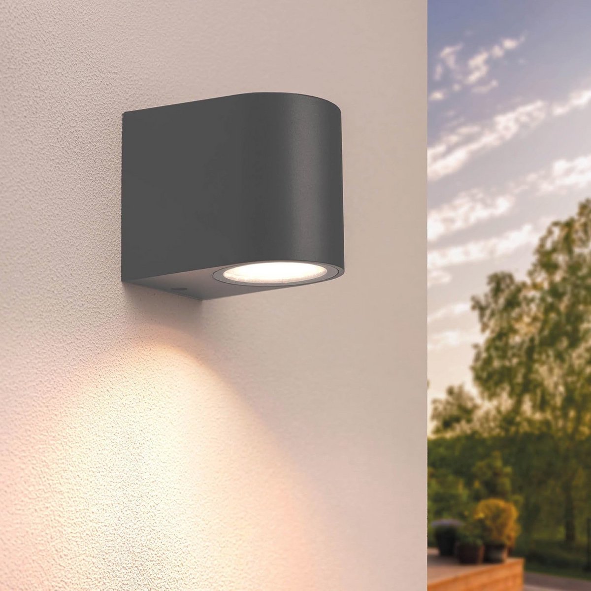 Dimbare LED Wandlamp 5W 2700K IP54 Rond