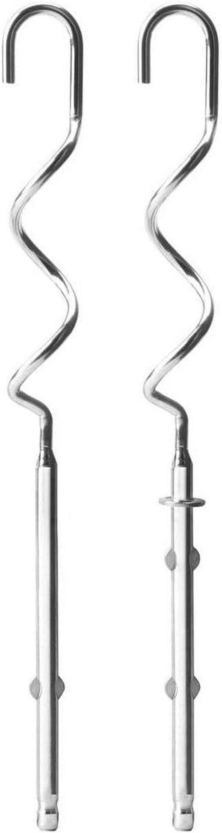 Standmixer voor Bakwaren - 500 W, 5 Snelheden met Turbofunctie, 2 Roerstaafjes voor Kneed- en Mixfuncties, Wit/Zwart van Merkloos — afbeelding 5