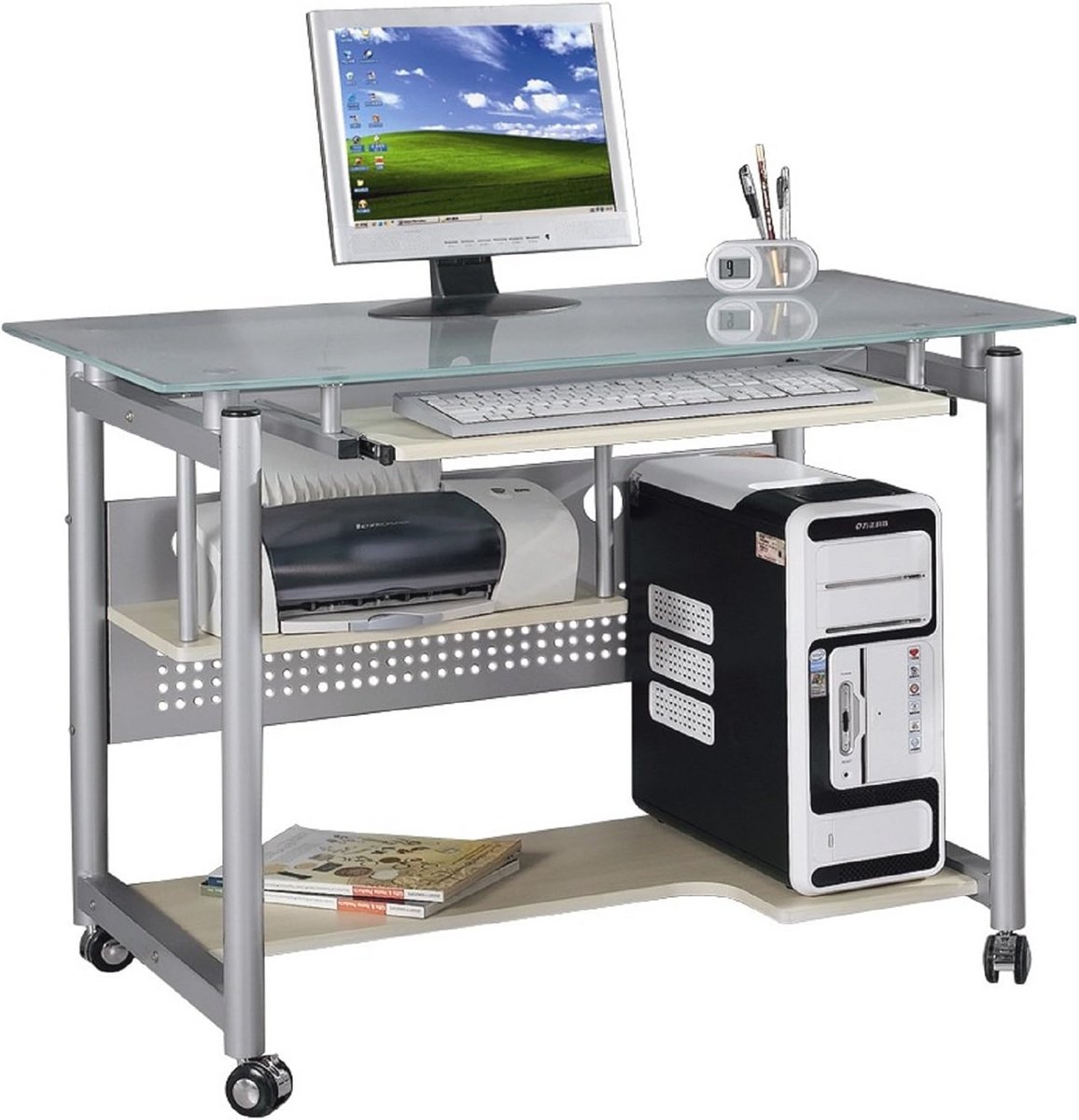 Bureau met Wielen voor Thuis of Kantoor - Modern Design