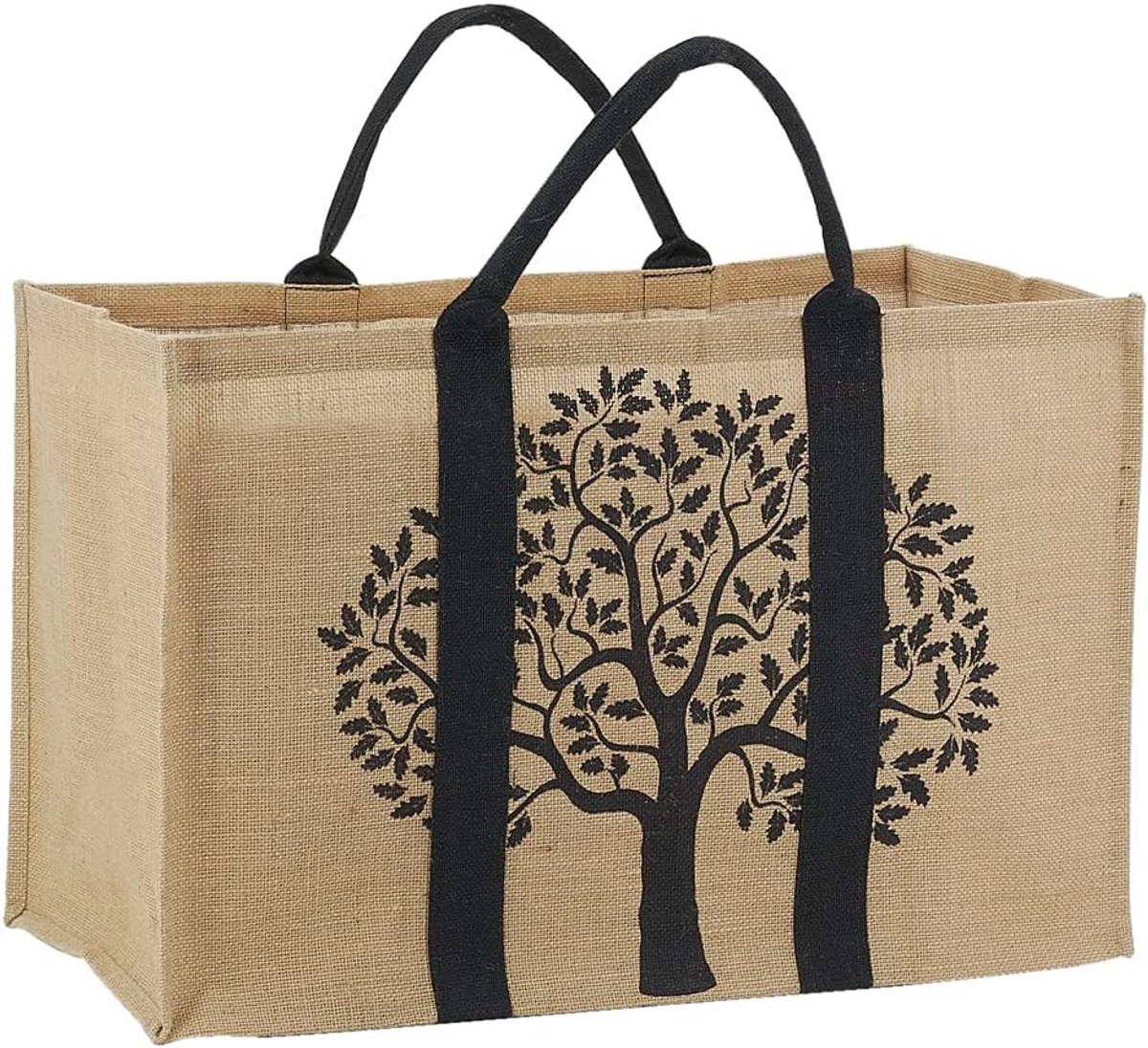 Houten Handtas Zakje van Jute - Duurzaam en Ruimtebesparend
